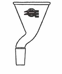 QFN-13 Powder Funnel, Offset