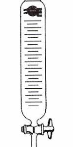 QFN-16 Separatory Funnel , Cylindrical, Graduated