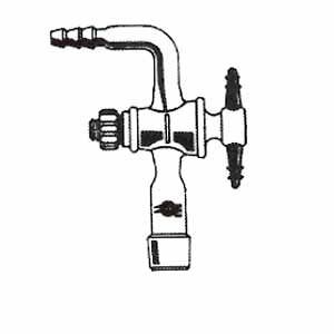 QMS-3 Connecting Hose Adapter with Stopcock