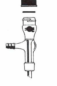 QMS-8 Vacuum Takeoff Adapter, Straight