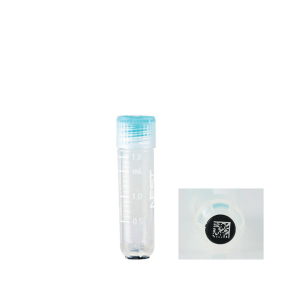 2D Barcode 2.0 mL Cryogenic Vial, Self-Standing, External Thread