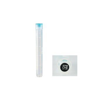 2D Barcode 5.0 mL Cryogenic Vial, Self-Standing, External Thread, Sterile, New Model, 10X10/rack