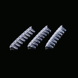 0.1 mL PCR 8-strip Tubes, Clear, Sterile
