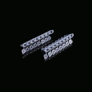 0.2ml PCR 8-strip Tubes, with Flat Caps, Clear, Non-sterile