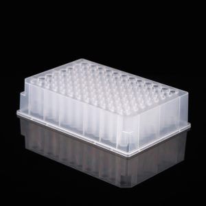 1.0 ml 96-Well Deep Well Plate, V-Bottom, low profile, Round well, sterile