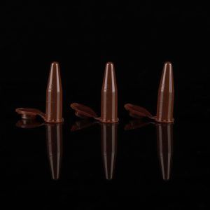 1.5ml Microcentrifuge Tube, Amber Color, Conical, Lock Cap, Sterile