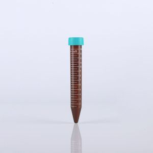 15ml Amber Color Centrifuge Tube, Rack(PS Rack), Sterile