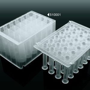 10.4 ml 24-well Deep Well Plate, U-Bottom, Square well, non-sterile