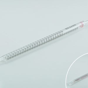 25ml Serological Pipette with 7.0ml negative graduation 2/10 ml graduations, Individually Plastic-plastic Wrapped, sterile