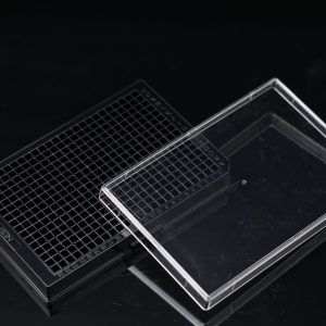 384 Well Cell Culture Plate, Black, Flat bottom, Non-Treated, Sterile