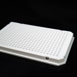 40 μl 384 Well PCR Plates, Semi Skirt, Compatible with Roche Machine, White, A24 Notch, Non-sterile