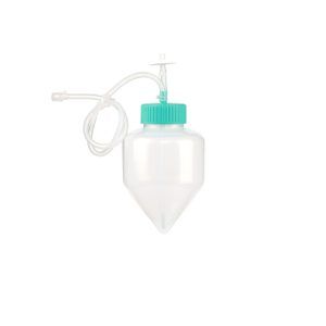500mL Centrifuge Tube with Bi-directional Transfer Cap with Silicon Tube (50cm 1/8" ID 1/4" OD), Male Luer Lock Connector with Luer Cap, Vent Filter (0.22 μm Φ24mm), Sterile