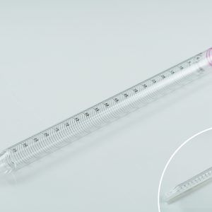 white label 50ml Serological Pipette with 6.0ml negative graduation, 5/10 ml graduations, Individually Wrapped sterile