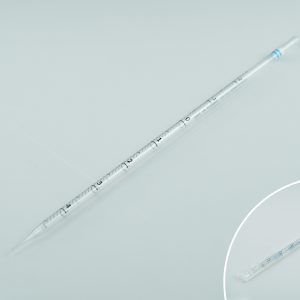 white label 5ml Serological Pipette with 2.5ml negative graduation, 1/10 ml graduations, Individually Wrapped, sterile