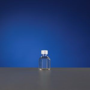 60 mL PET Square Storage Bottles, Sterile, double bagged bulk packaging