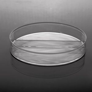 100 x 15 mm Petri Dish, I-Plate (2-section), stackable, sterile