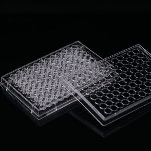 384 Well Cell Culture Plate, clear, flat bottom, Non-Treated, sterile