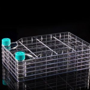 5 Chamber BioFactory with Filter and Transfer Cap,TPE Tube (80cm 1/4" ID 3/8" OD) , Heat seal ,Vent Filter (0.22 μm  20cm²), Sterile