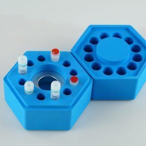 Ice Free Cool Box for 12 Tubes, 1mL/2mL Tubes, Hexagonal Shape