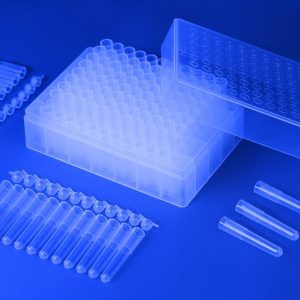 1.1ml Cluster Tubes, Individual Tube Format, rack packaging, Non-Sterile, 96/rack