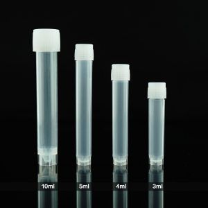 10 mL Sterile Disposable Sampler Shorter Tubes with Caps on, Sterile