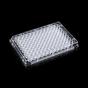 96 Well ELISA Plate, Undetachable, High Binding, Clear, Non-sterile