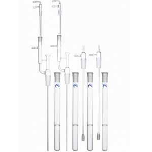 Midi-Cyanide Distillation Glassware Set with 2 Number of Packs