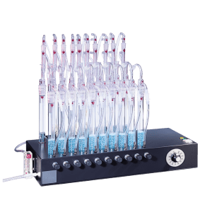 10-Position 110 Volt (V) Voltage Midi-Dist Cyanide Console with Tubing Sets and No Glass