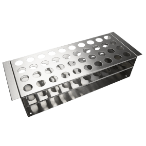 Stainless Steel Tube Rack for Midi-Cyanide Flasks