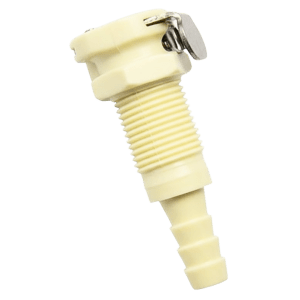 Quick Disconnect Panel Mount Hose Barb Coupling