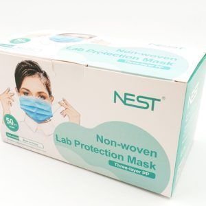 Three-layer PP non-woven lab protection mask