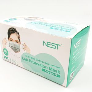 Four-layer PP acticarbon non-woven lab protection mask