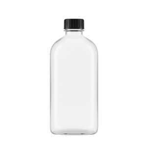 QBO-1 Bottle, Boston Round - Clear
