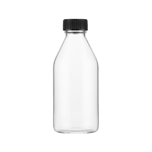 QBO-14 Bottle, Media, With Cap and Pour Ring