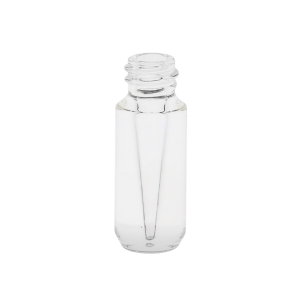 Clear Glass High Recovery Vials, 10mL, Graduated, Threaded Top, 12/Case